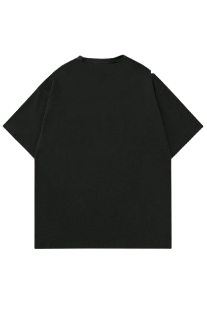 Trend Goth Örümcek Desenli Tişört