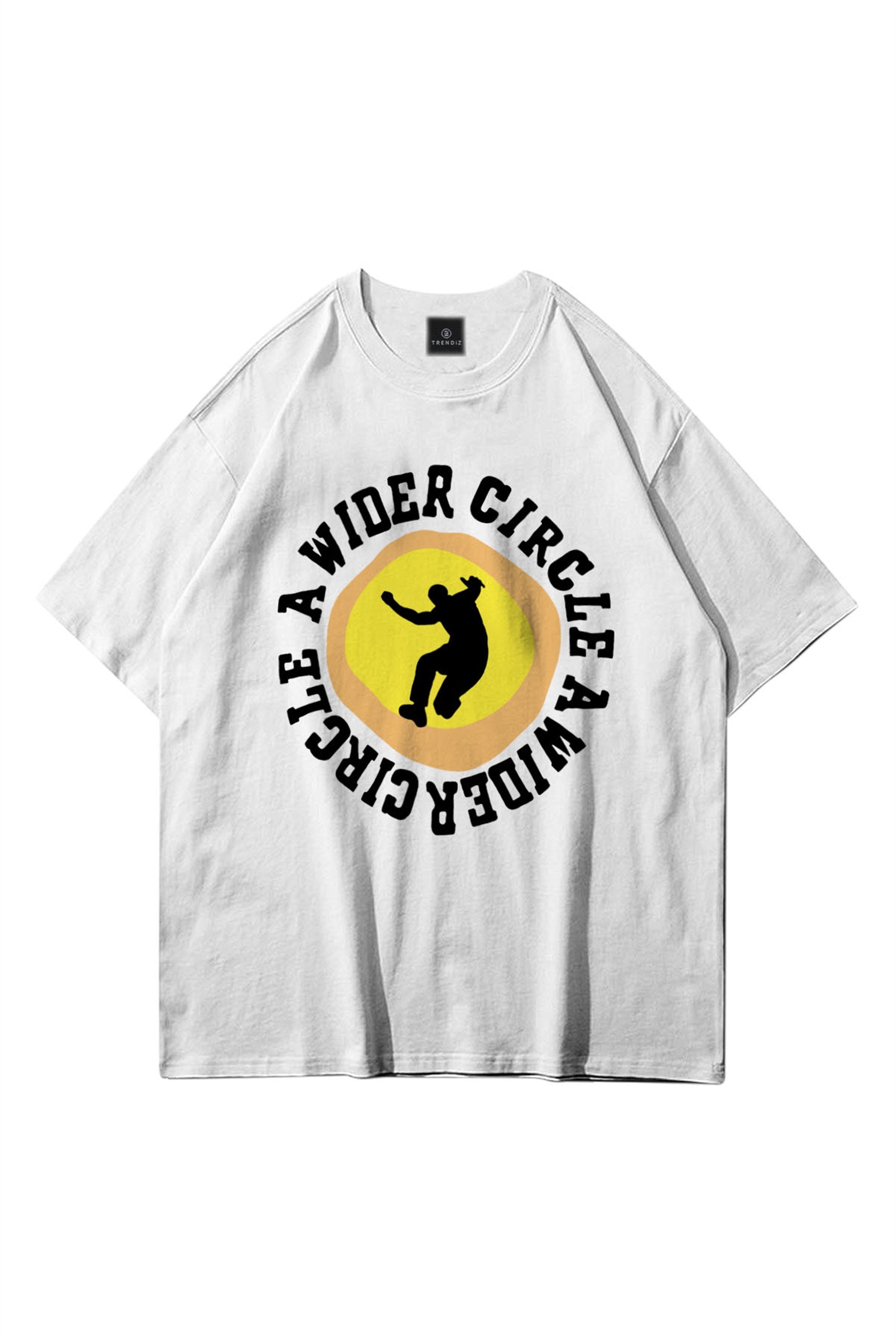 Unisex A Wider Circle Beyaz Tshirt