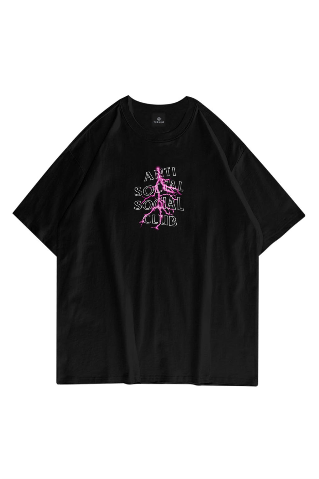 Unisex Anti Social Club Siyah TShirt