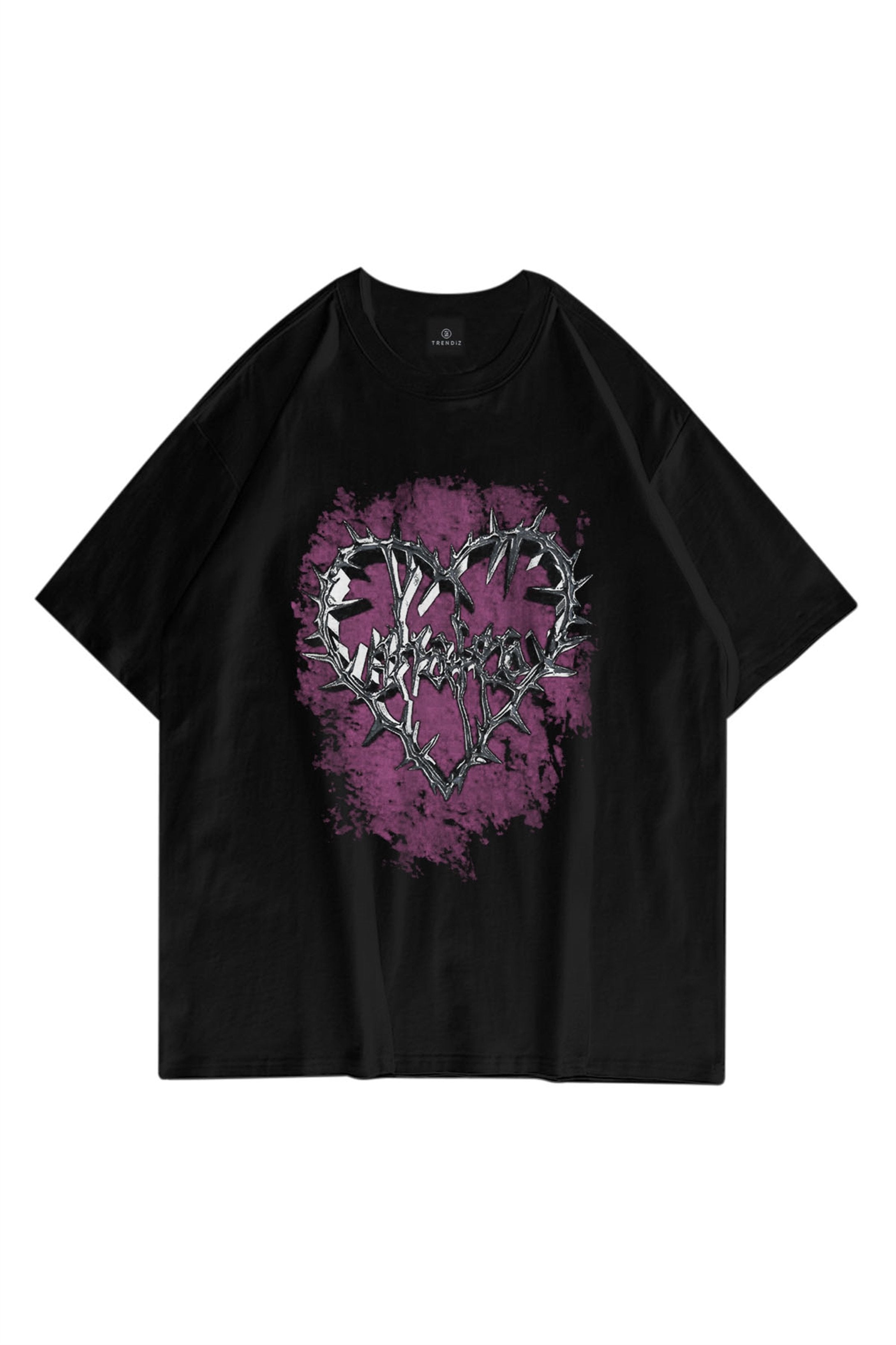 Unisex Money Temptation Siyah Tshirt