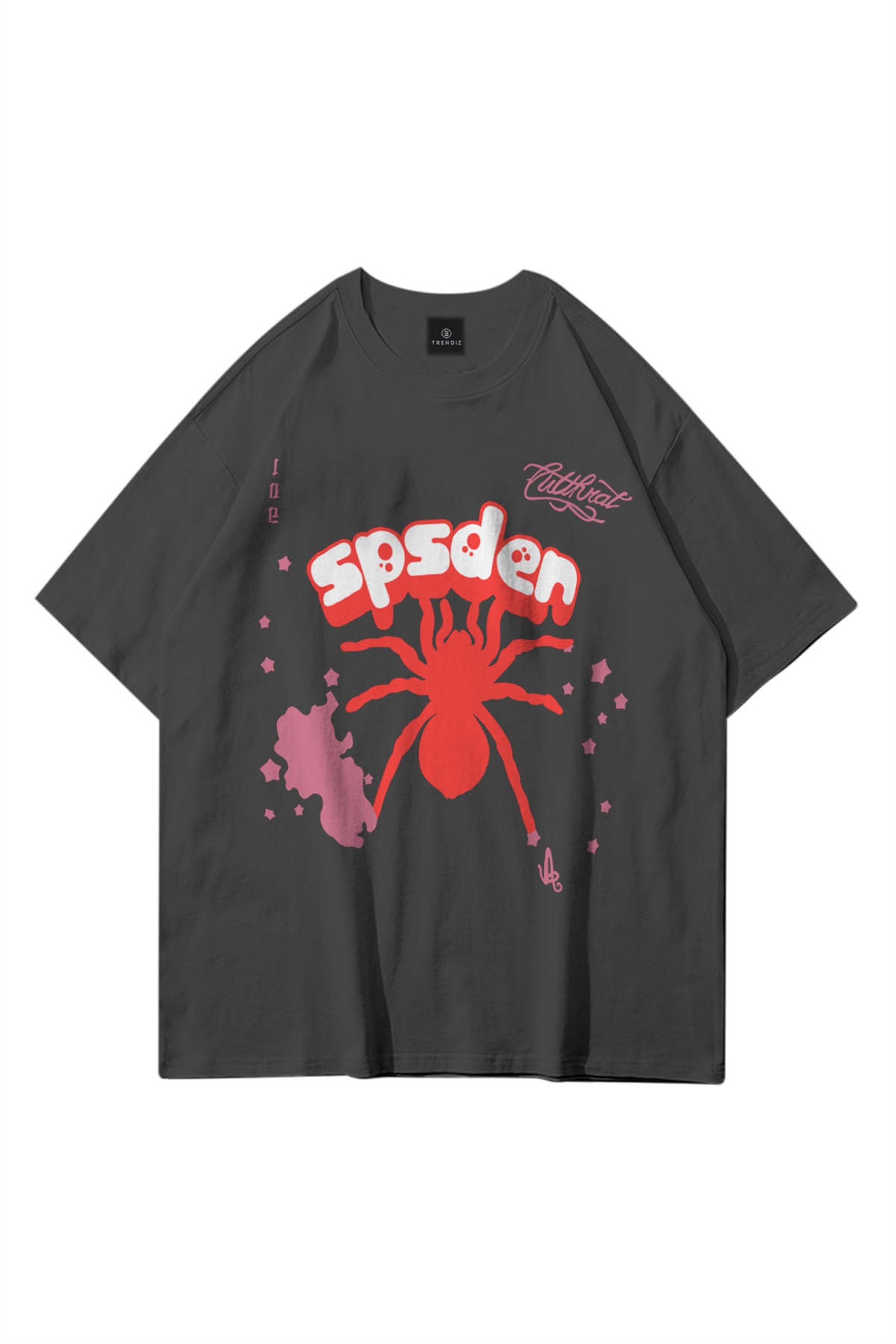 Unisex Spider Antrasit Tshir