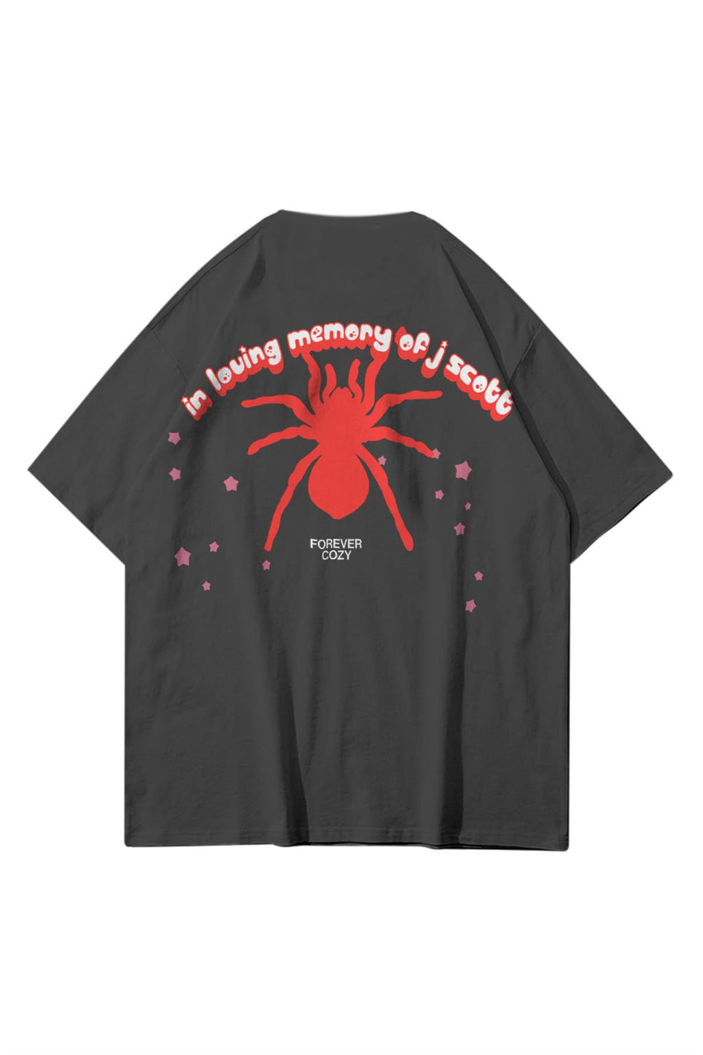Unisex Spider Antrasit Tshir