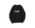 Unisex Friday Night Bisiklet Yaka Sweatshirt Siyah