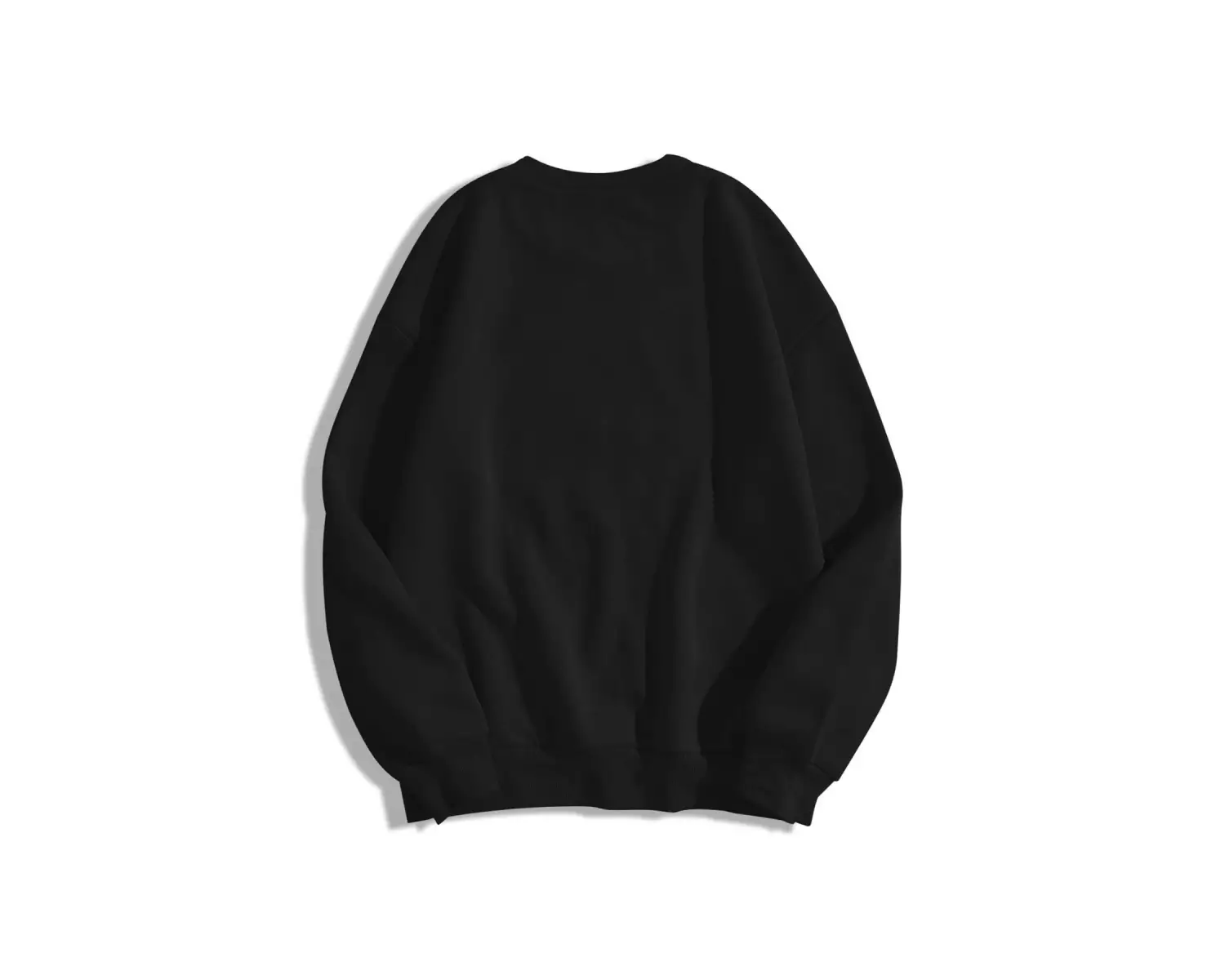 Unisex Friday Night Bisiklet Yaka Sweatshirt Siyah